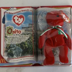 Osito the Bear McDonalds TY International Bears II Teeny Beanie Babies  Date Introduced: April 17, 199