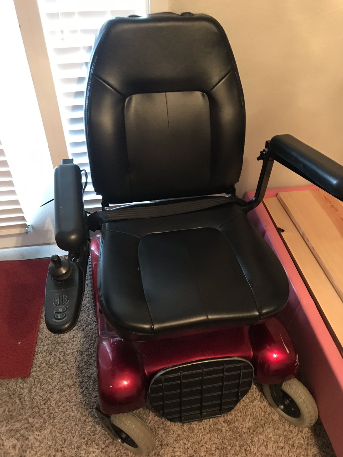 Very good condition power chair buying as a used we never used it very clean good battery with the charger
