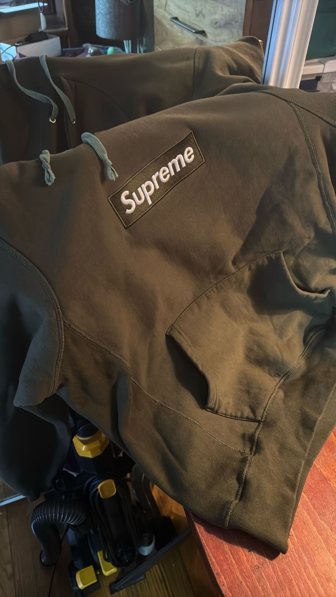 Supreme Olive Green Hoodie