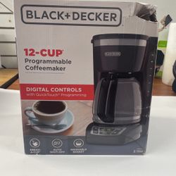 Black + Decker , 12 cup programmable, coffee maker