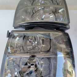 07-13 Chevrolet Silverado Headlights Luces Micas Calaveras Faros Faroles Focos Chevy 