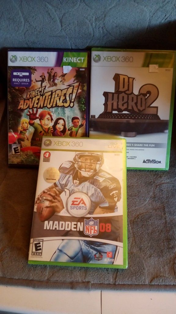 Video Games (Xbox 360) NEW 3pc
