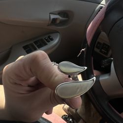 Vintage Mother of pearl sterling silver ring
