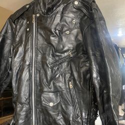 XL Leather Motorcycle Jacket