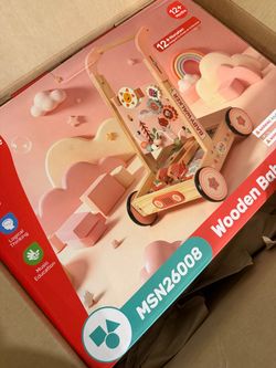 Wooden Baby Walker Toy