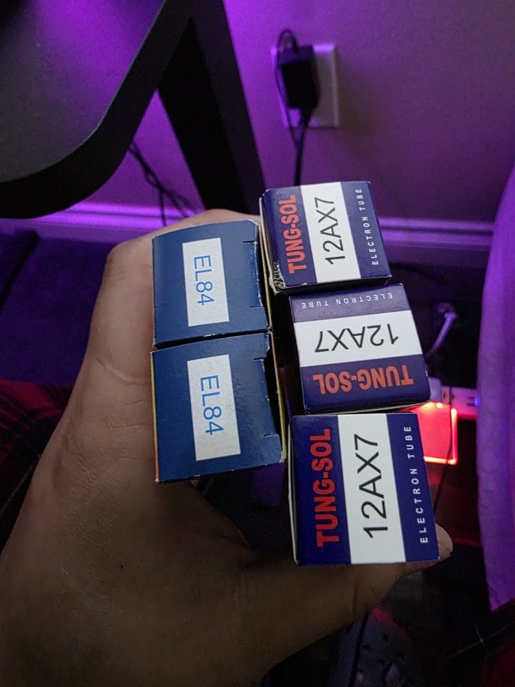 Tung Sol 12AX7 & JJ EL84 Guitar Tubes For Amplifier