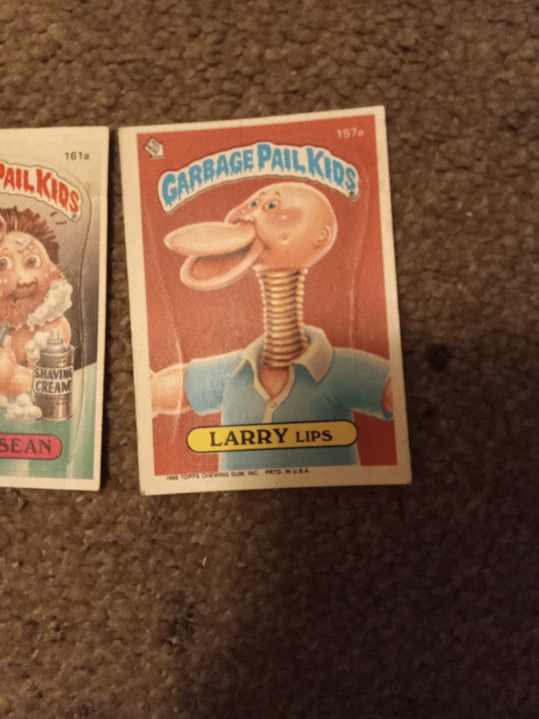 1986 garbage pail kids sticker cards**rare**