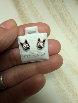 Silver .925 Kuromi Earrings 