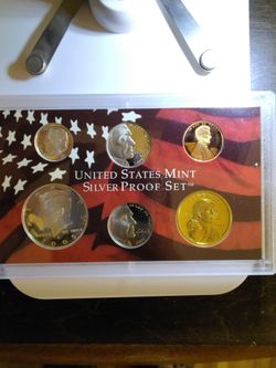 partial silver 2005 United States mint proof set