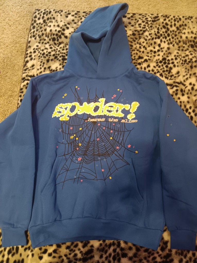Sp5der TC blue Hoodie