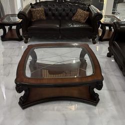 Mahogany Living Room Set For Sale !!!!!very Low Price 