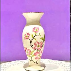 Vase- Lenox Dogwood, IVORY Fine China, Vintage 