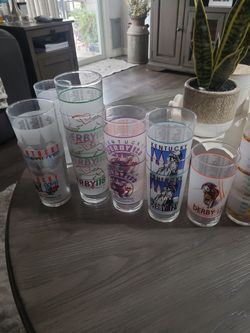 Kentucky derby glasses