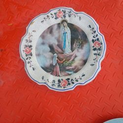 Our Lady of Lourdes Plate by Hector Garrido Collectable, Bradford Exchange