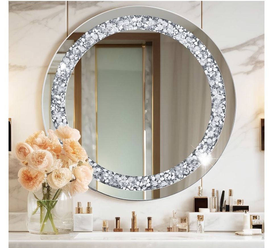 *Bling* Crushed Diamond Mirror - Large