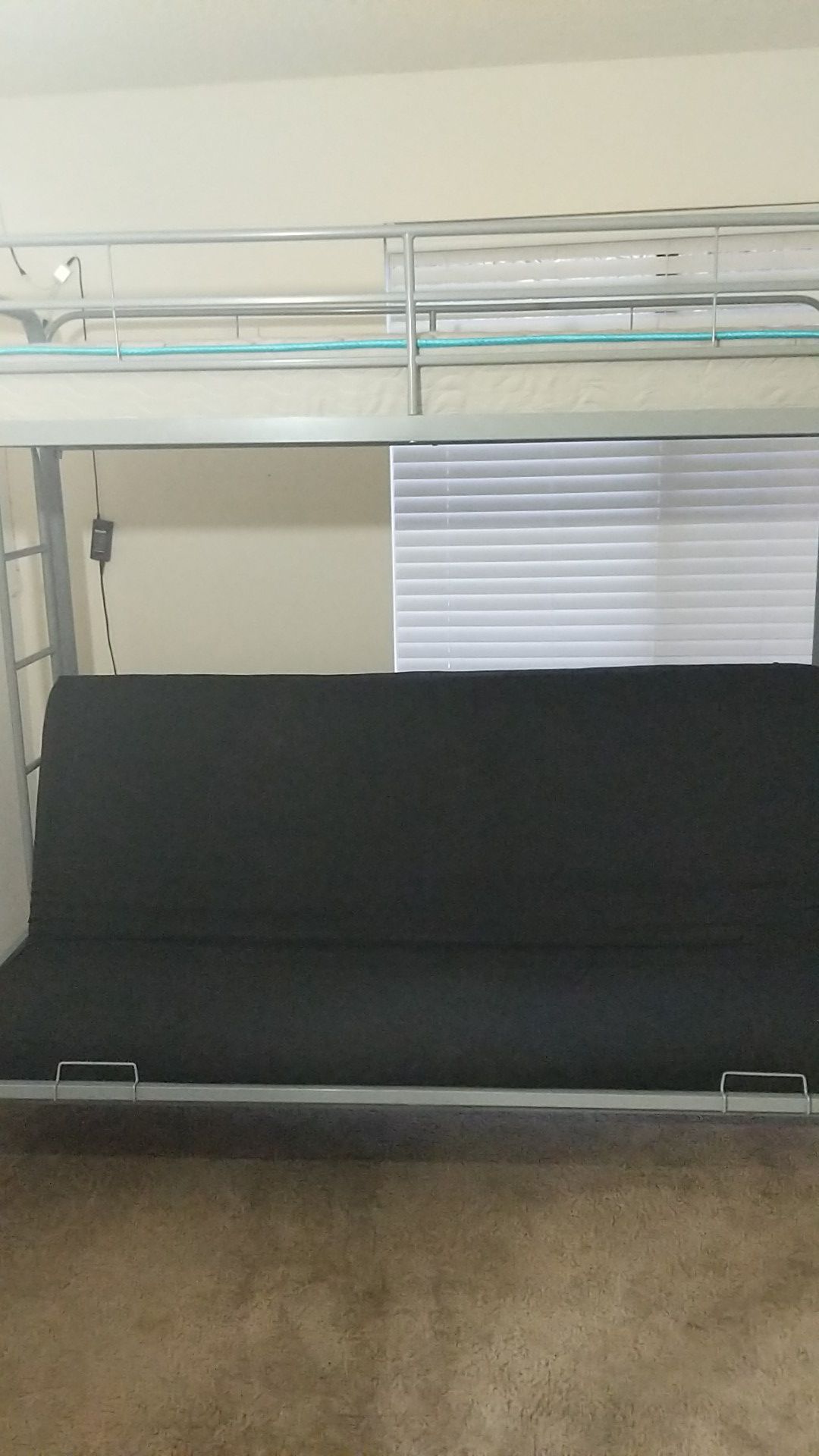 Twin over full futon bunk bed
