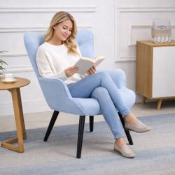 Sky Blue Leisure Chair 