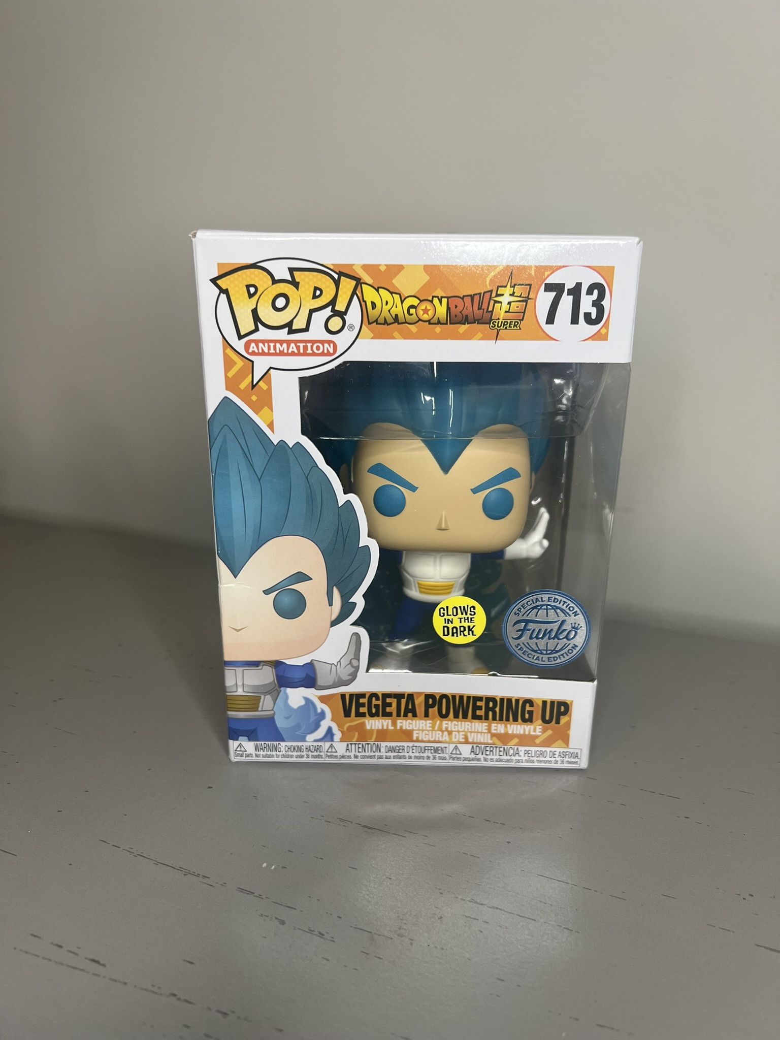 Funko Pop Dragon Ball Super Vegeta Powering Up Special Edition #713