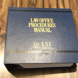 Law Office Procedures Manual 