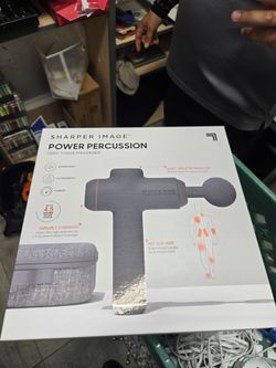 Sharper Image Power Percussion Deep Tissue Massage Gun – New
