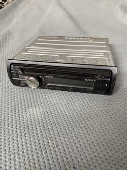 Sony car stereo with built-in auxiliary and USB