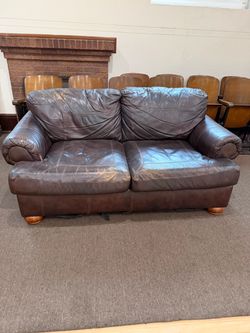 Leather couch