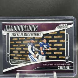 2025 Panini Absolute Football Introductions #I-TWN Tyler Warren, Riley Leonard🔥
