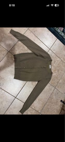 NWOT Active USA Olive Cardigan