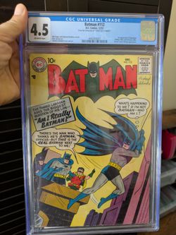 Batman #112 cgc 4.5