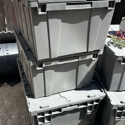 Heavy duty storage bins