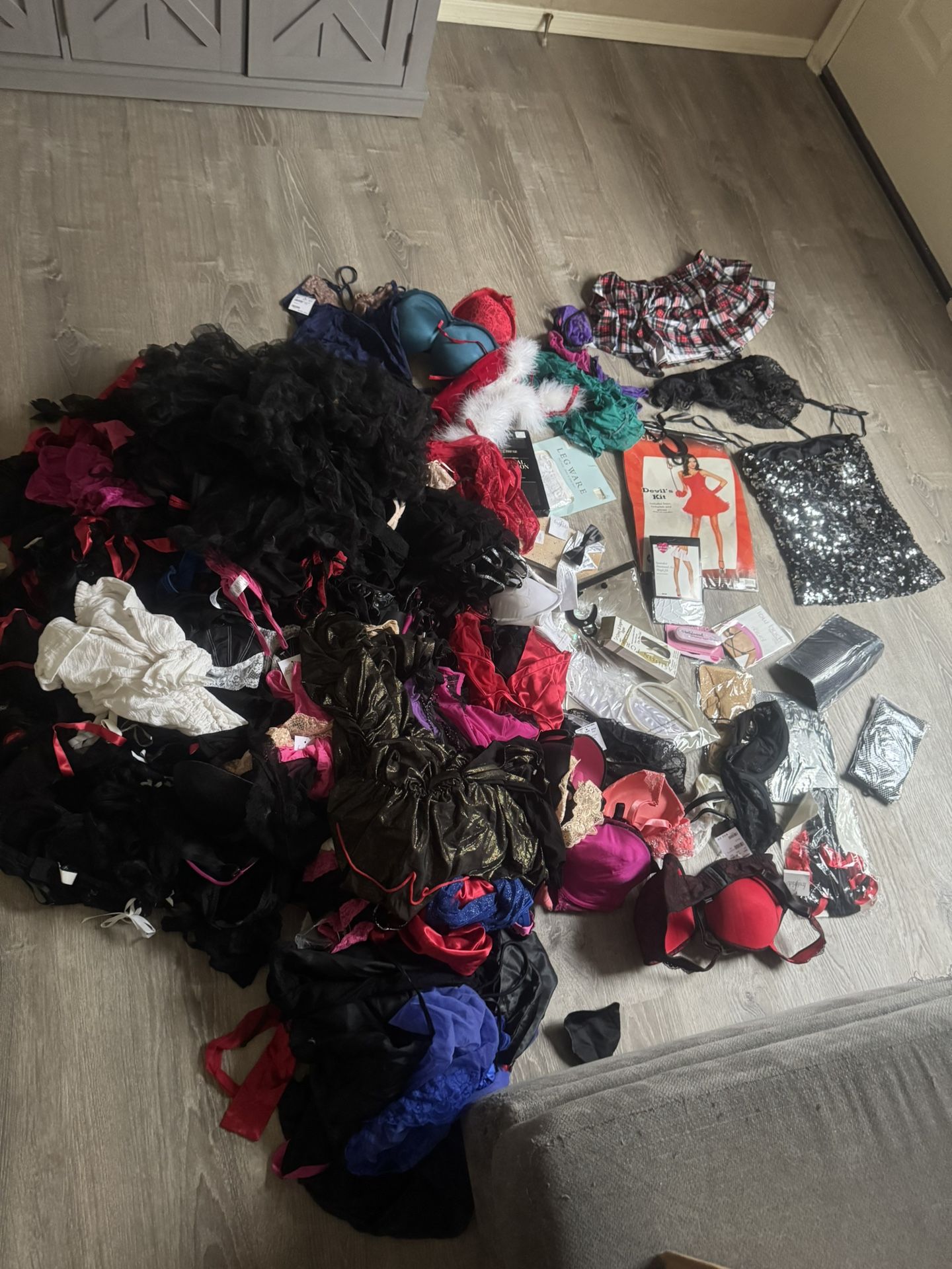 INSANE collection Of Bra Panties Lingerie Costume Lace Leggings