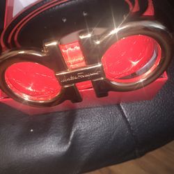 Ferragamo Belt (Red) 200$!