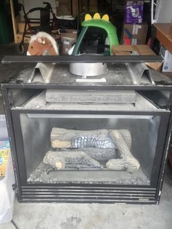 Gas Log Fireplace