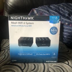 Netgear nighthawk mesh wifi 6 system