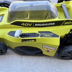 Ryobi 40v 20in Brushless Lawn Mower