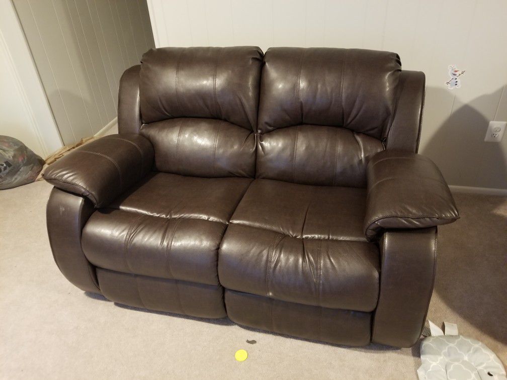 Reclining couch (sofa) and Loveseat set