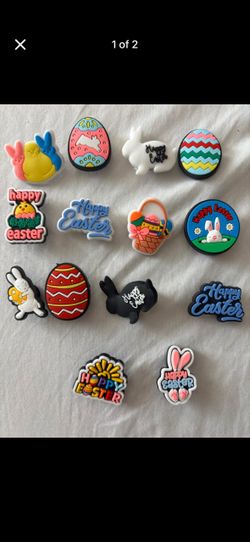 Easter theme Crocs Charms