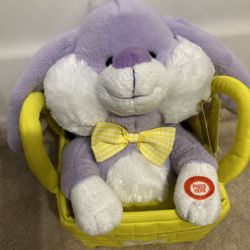 Talking Easter Bunny In Basket