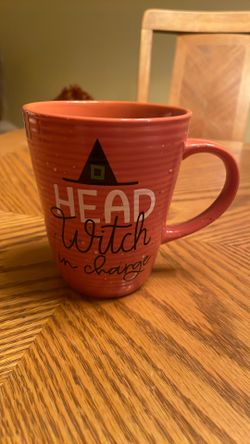 Halloween Themed Coffee Mug “Head Witch In Charge” 16oz