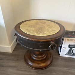 Round End Table Luxurious 