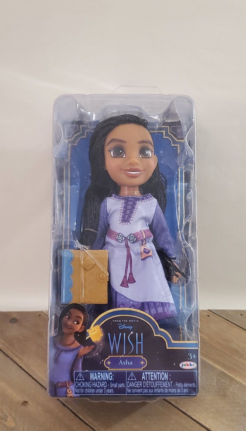 Disney Wish - Asha - Petite 6 Inch Doll - Action Figure - Ages 3+ - Brand New!!
