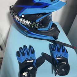 MSR Helmet and Thor Gloves Set
