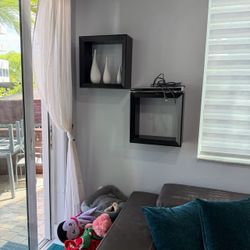 Pottery Barn Black Wall Boxes – Set ($300)