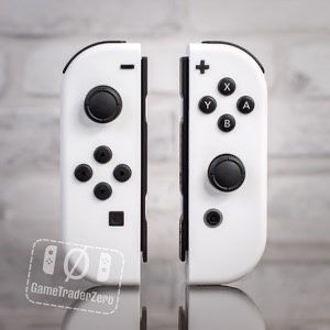 2 New White Joycons For Nintendo Switch