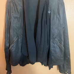 Free People Black Jean Moto Jacket - 12