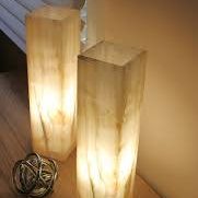 Onyx Marguetry Lamps