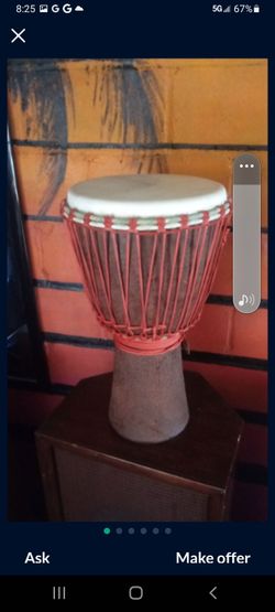 Djembe  $500... Hand Carved Wenge Wood