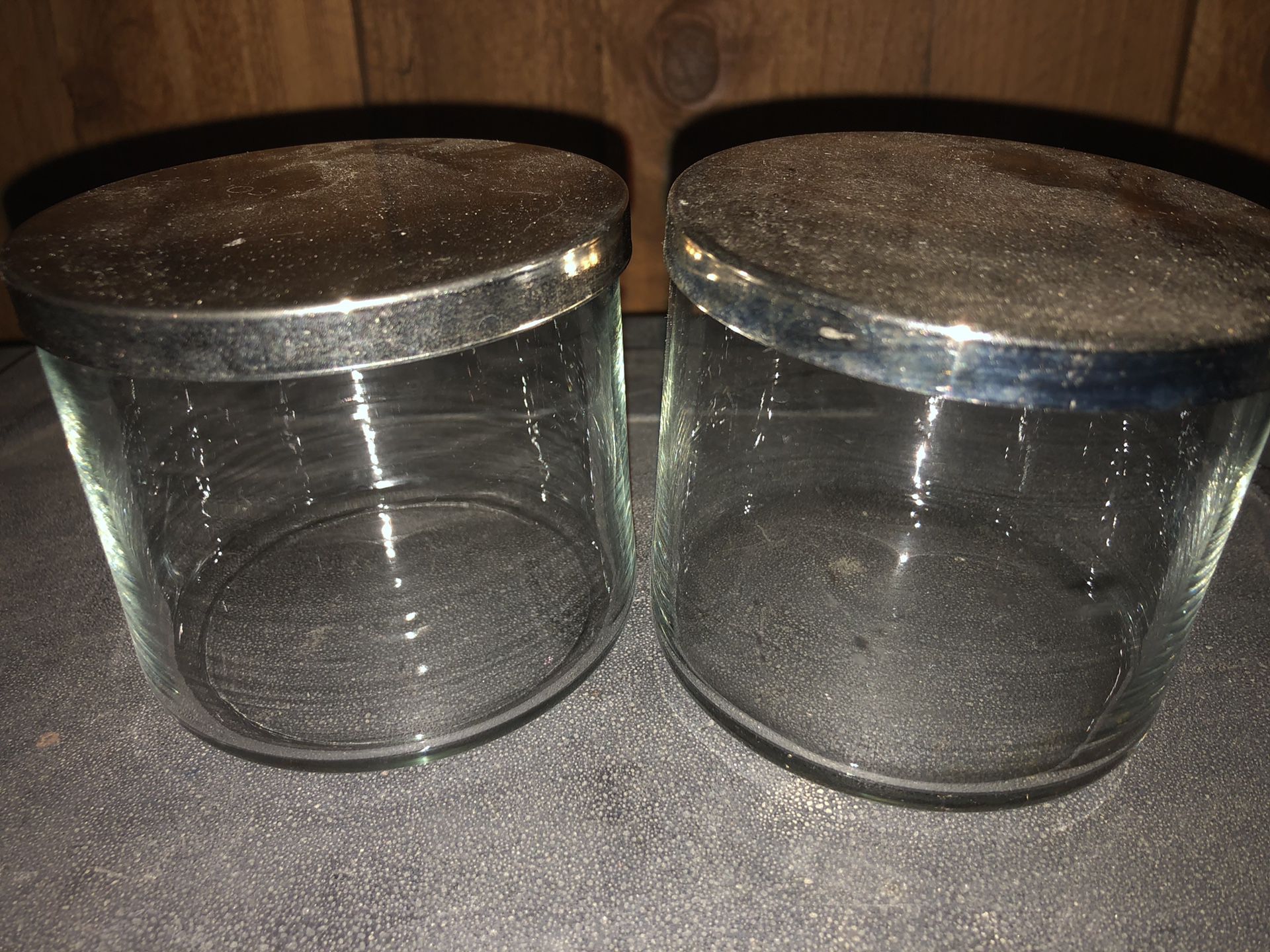 FREE glass candle jars