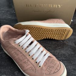 Burberry Pink Authentic Sneakers Size 6 