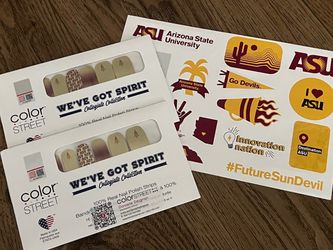 Color Street "We've Got Spirit" ASU Nail Polish Strips